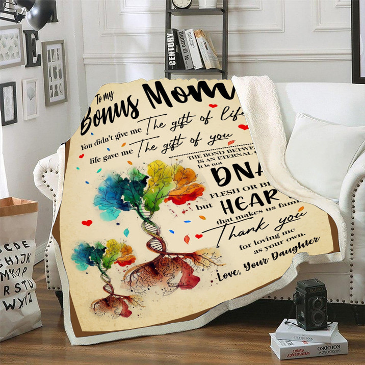 Personalized Throw Blanket for Me and Mom, or Me and Dad. A