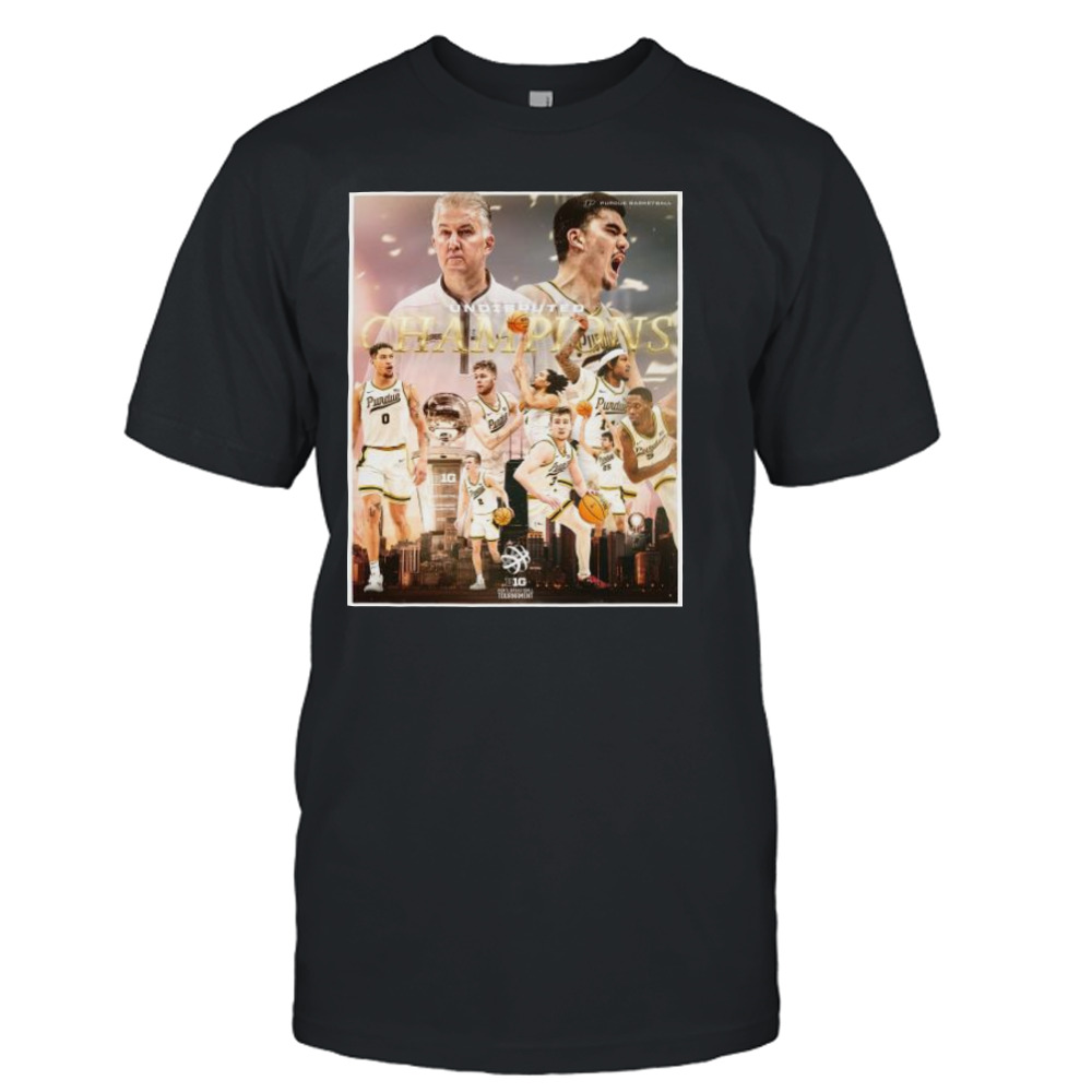 Purdue basketball 2023 Undisputed champions poster shirt