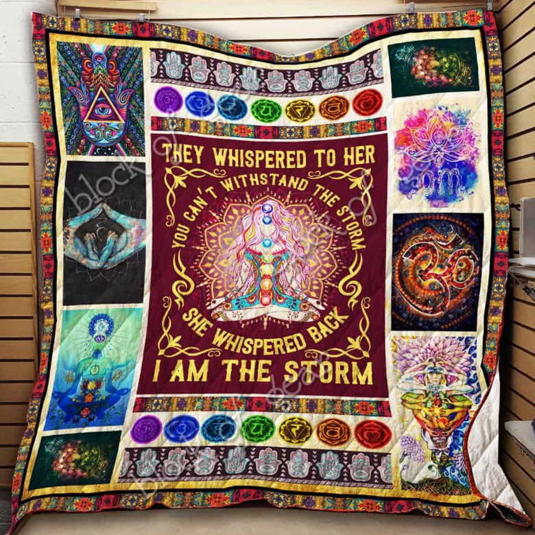 I Am The Storm Yoga 3D Quilt Blanket