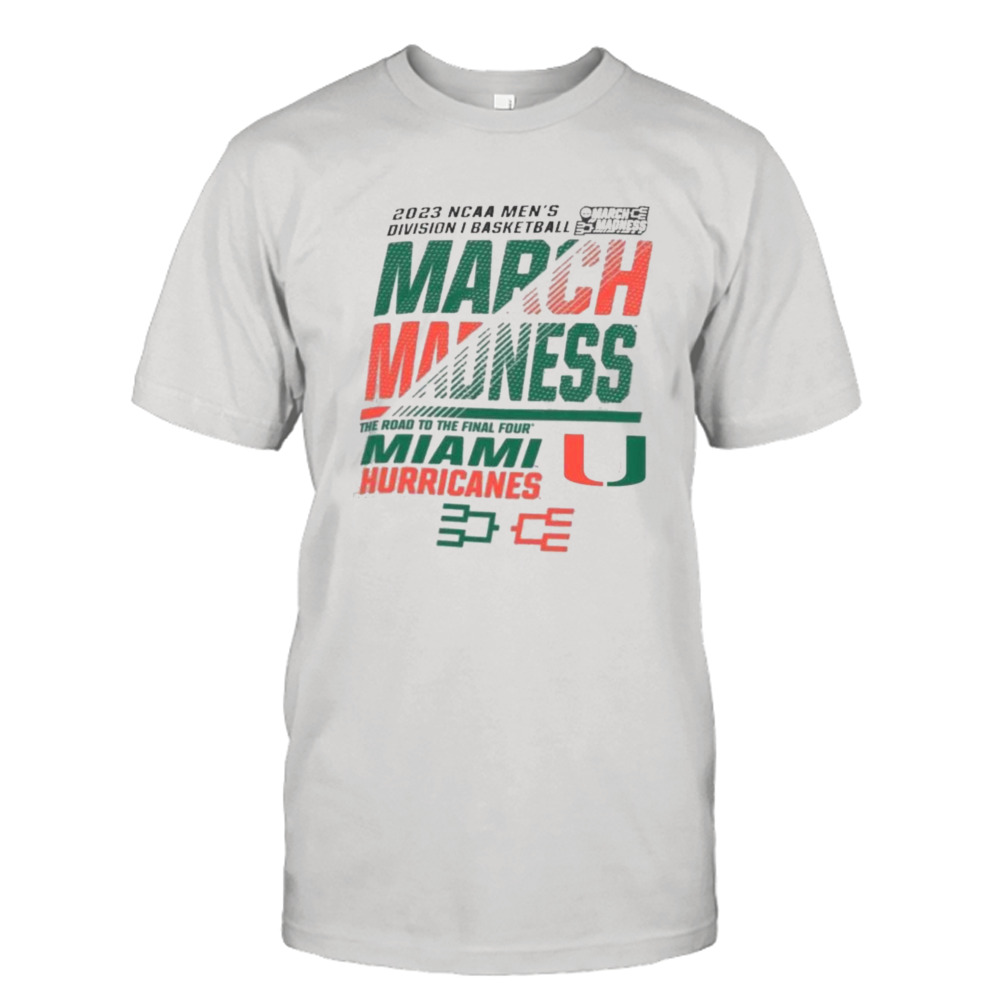 Miami Hurricanes 2023 NCAA March Madness The Road To Final Four Shirt