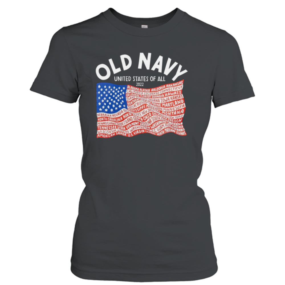 Old Navy United States Of All 2022 Flag shirt