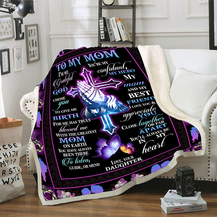 To my mom online fleece blanket