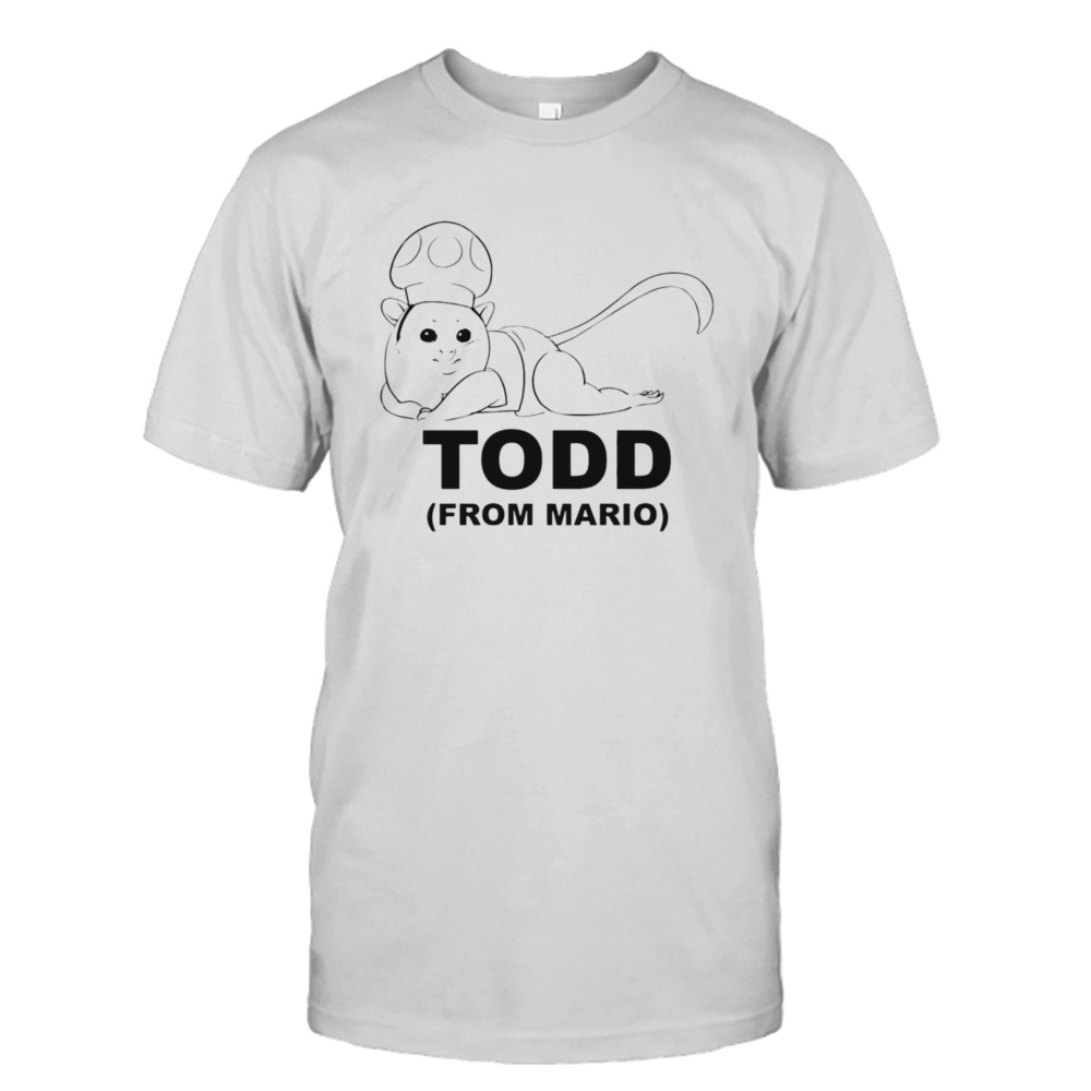 Todd from Mario shirt