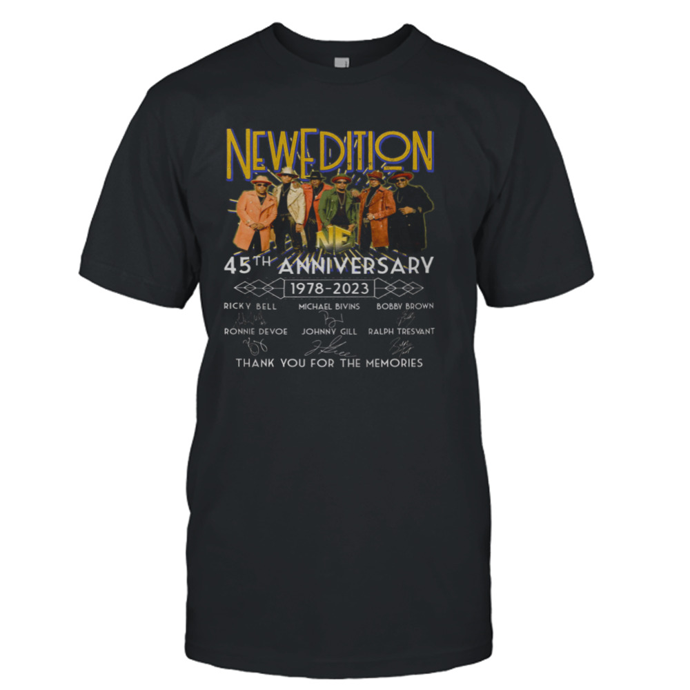 Vintage New Edition 45 Years Annyversary Shirt