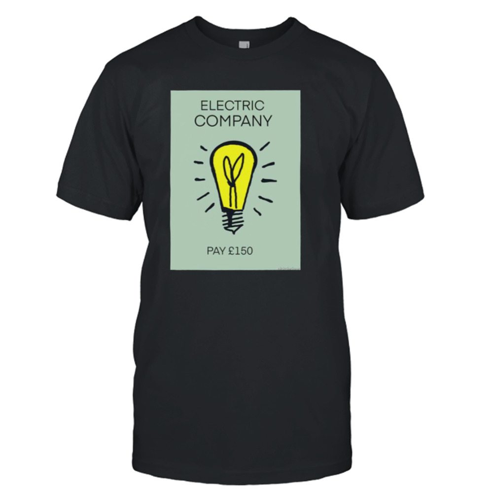 Electric Company Monopoly shirt