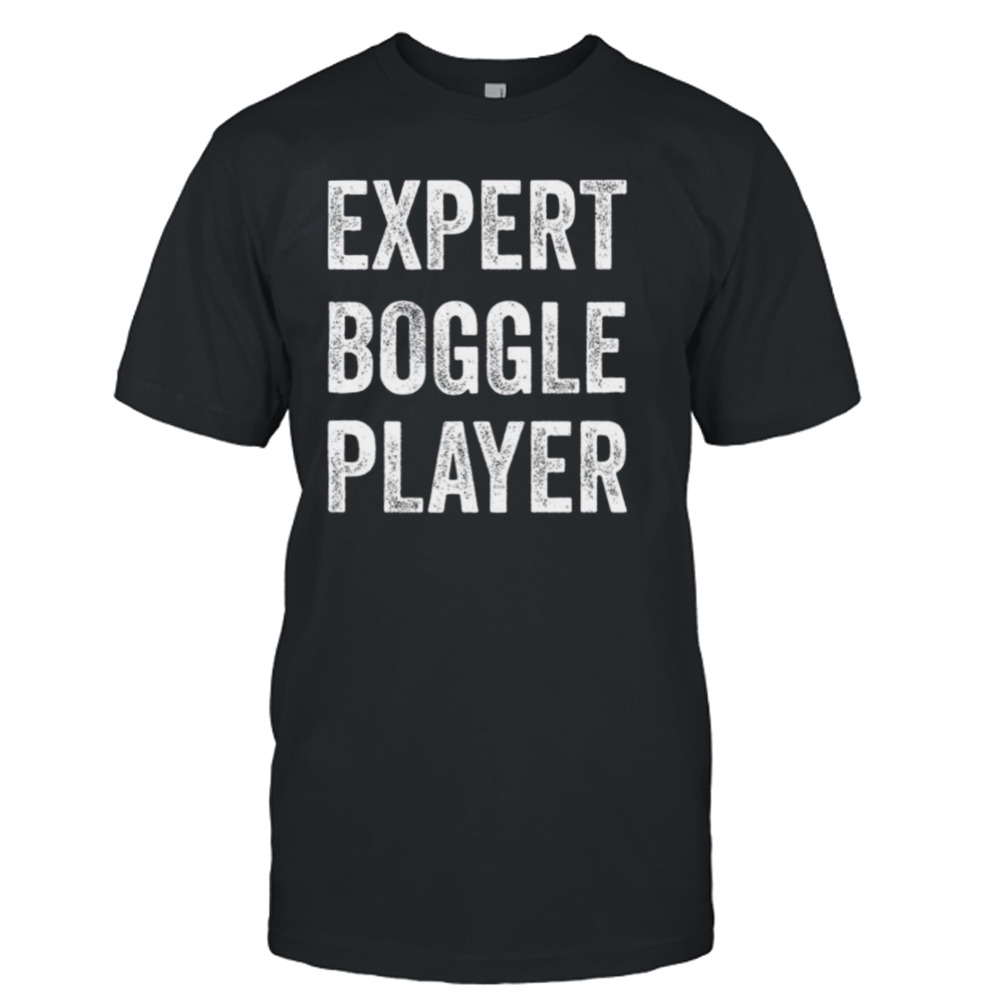 Expert Boggle Player Board Game shirt