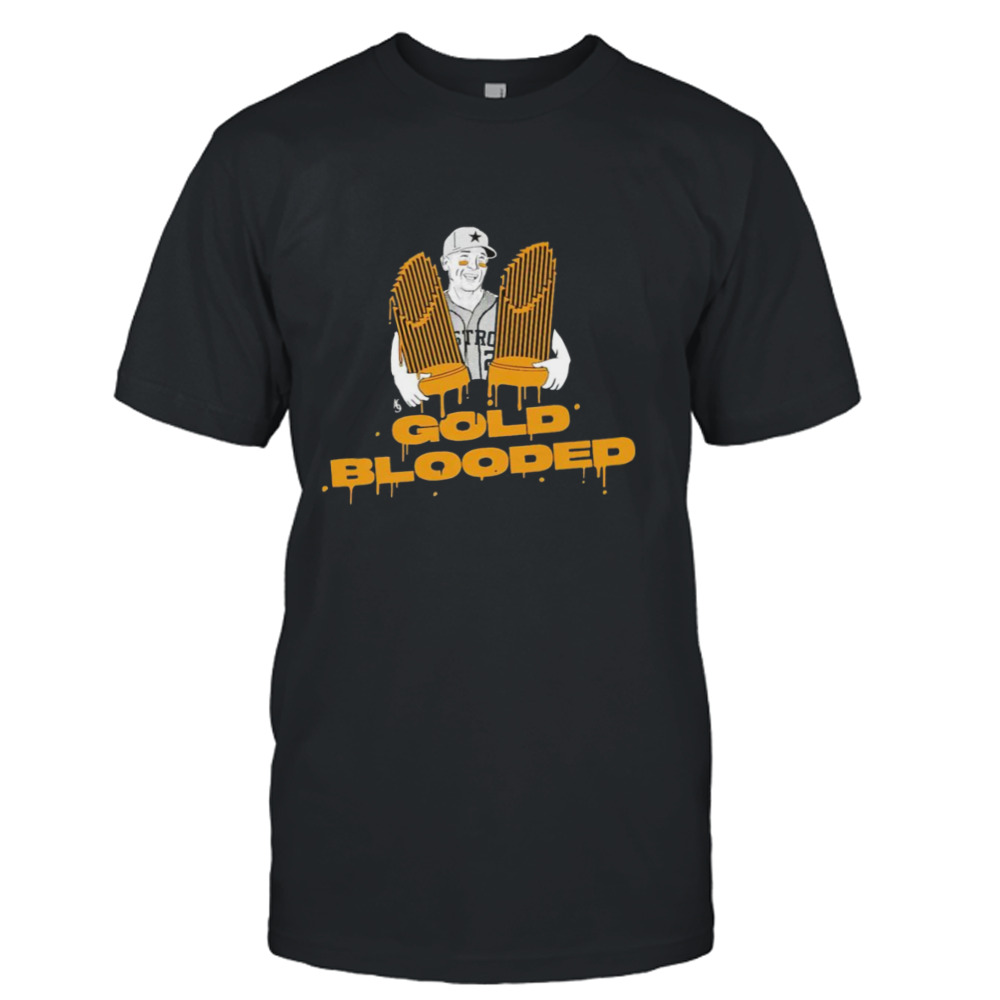Gold Blooded Trophy Houston Astros shirt
