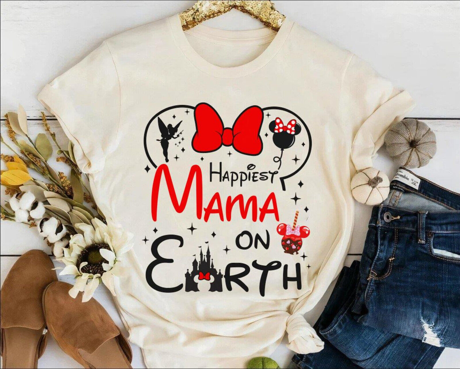 Happiest Mama On Earth Shirt Disney Mother's Day Tee Disney Mom Tshirt