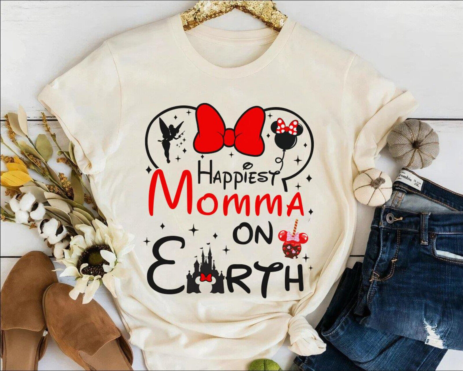 Happiest Momma On Earth Shirt Disney Mother's Day Tee Disney Mom Tshirt