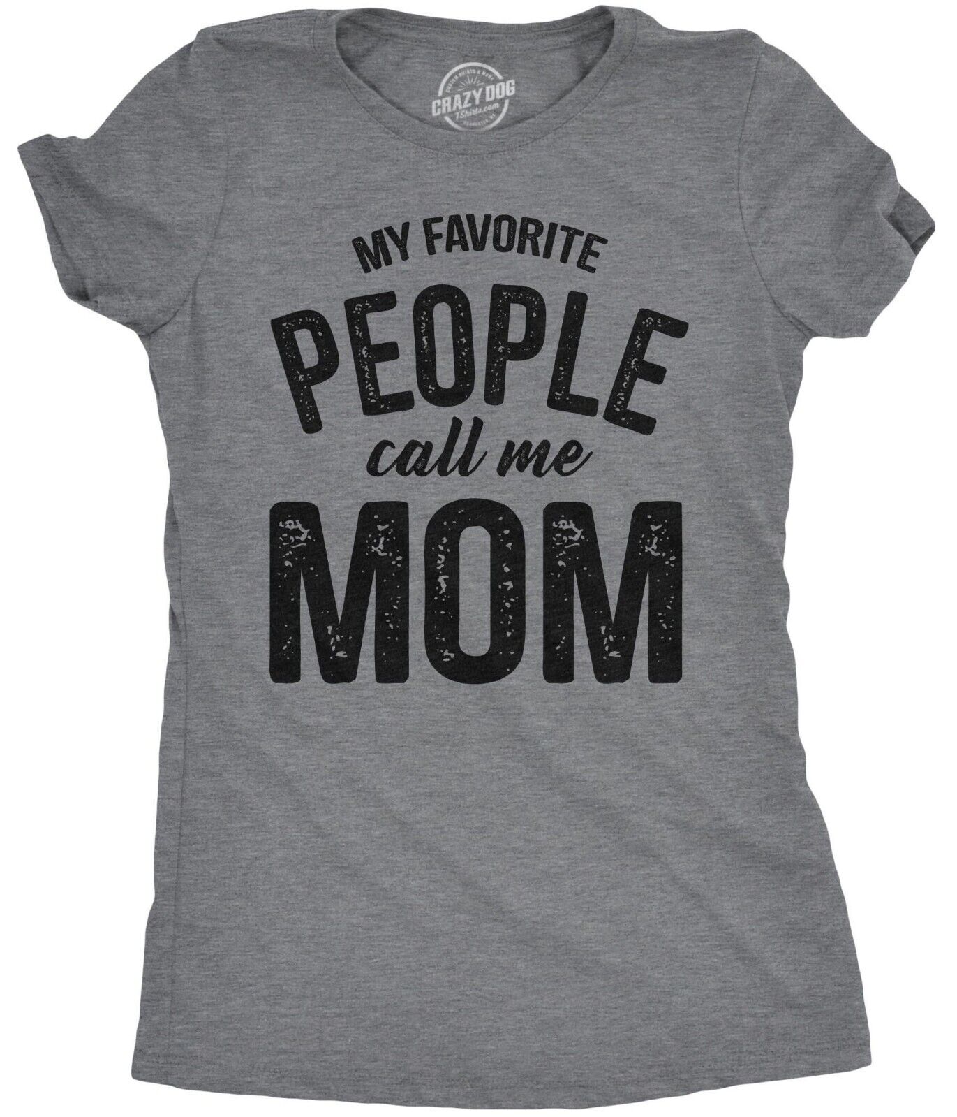 My Favorite People Call Me Mom Shirt, Mother's Day Tee, Leopard Bleach