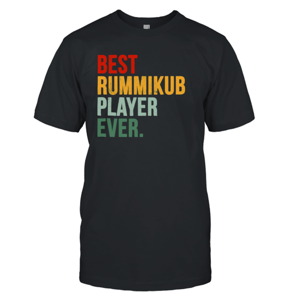 Rummikub Player Ever Grunge Boardgame shirt