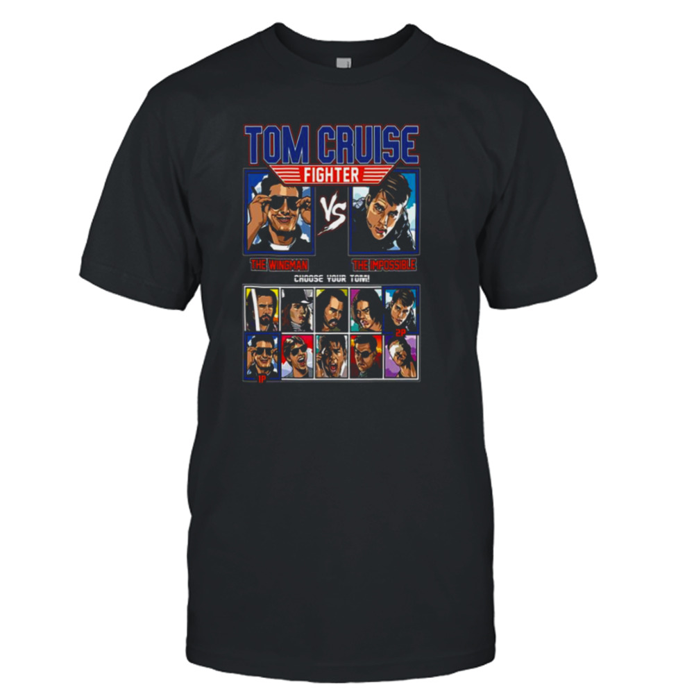 Tom Cruise Fighter Topgun Vs Mission Impossible shirt