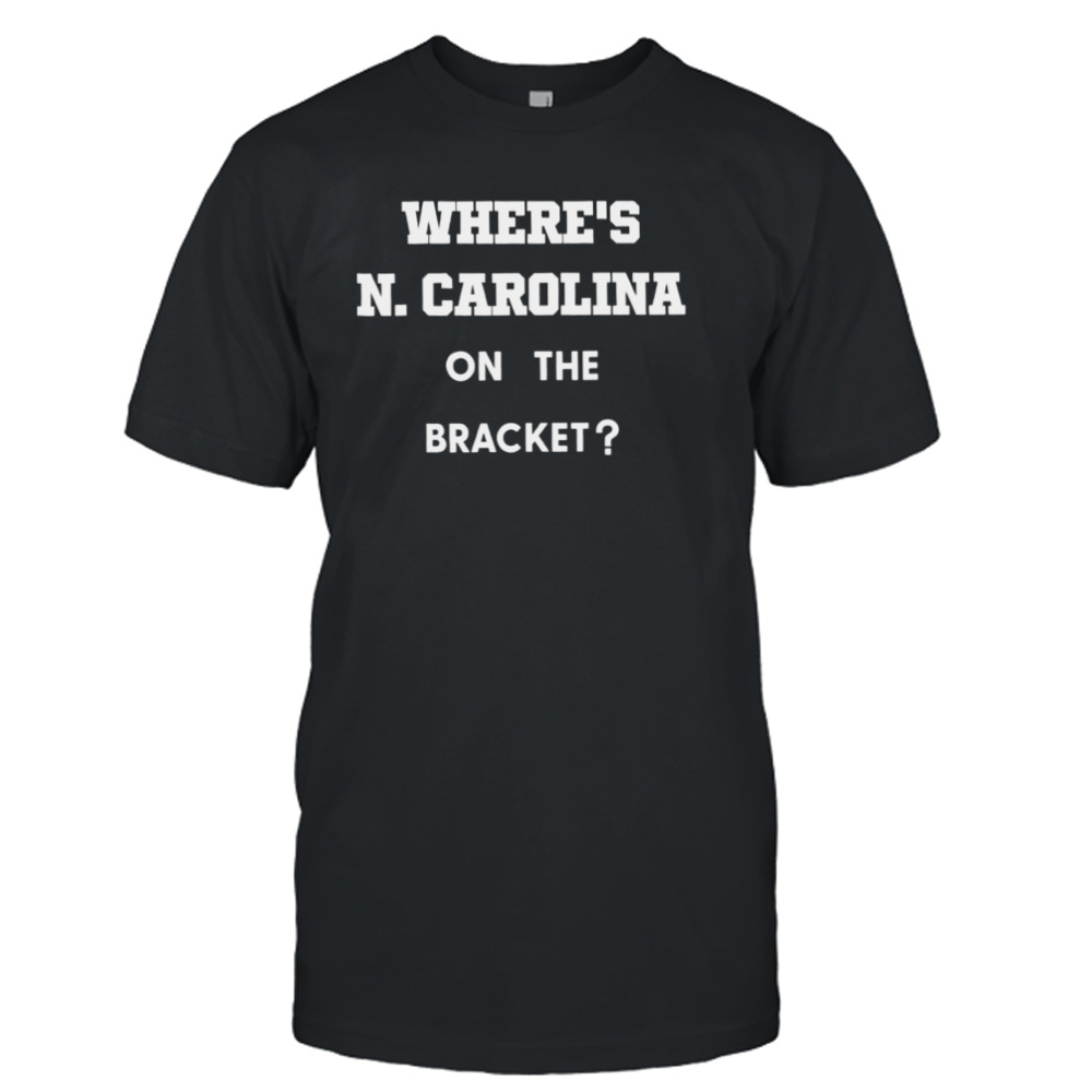 Where’s N. Carolina on the bracket shirt