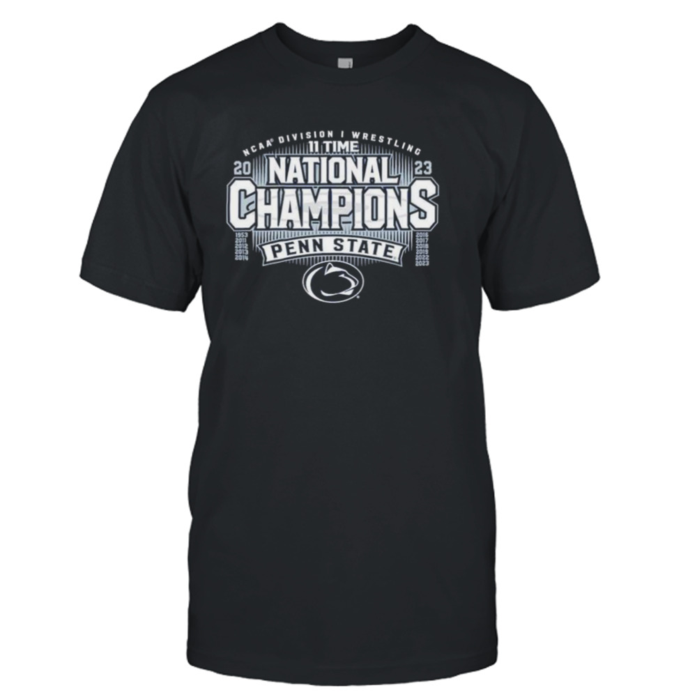 11 Time National 2023 Penn State Ncaa Wrestling National Champion Shirt