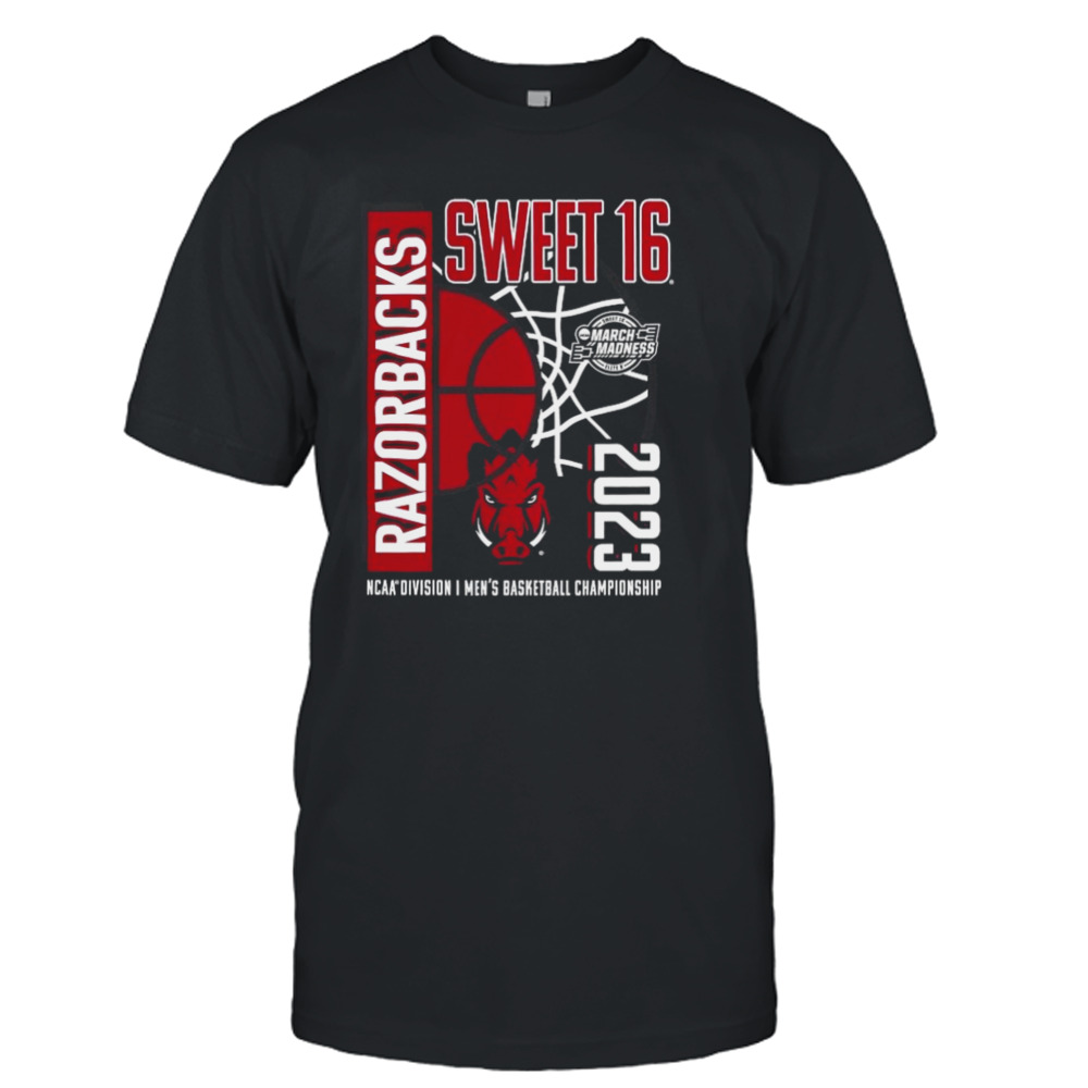 Arkansas Men’s Basketball NCAA March Madness Sweet Sixteen 2023 Shirt