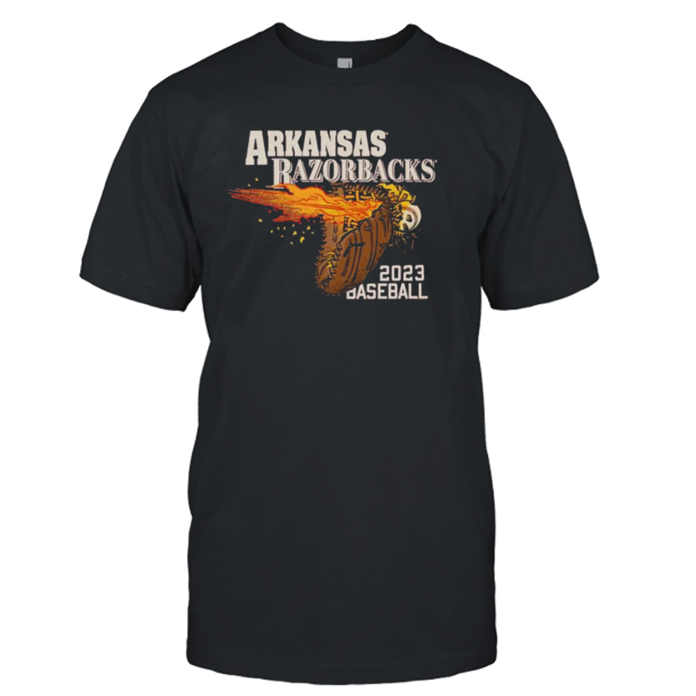 Arkansas Razorbacks Hot Hands 2023 baseball T-shirt