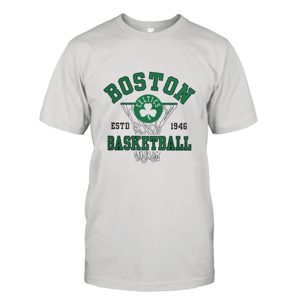 Boston celtics nothing but net graphic shirt