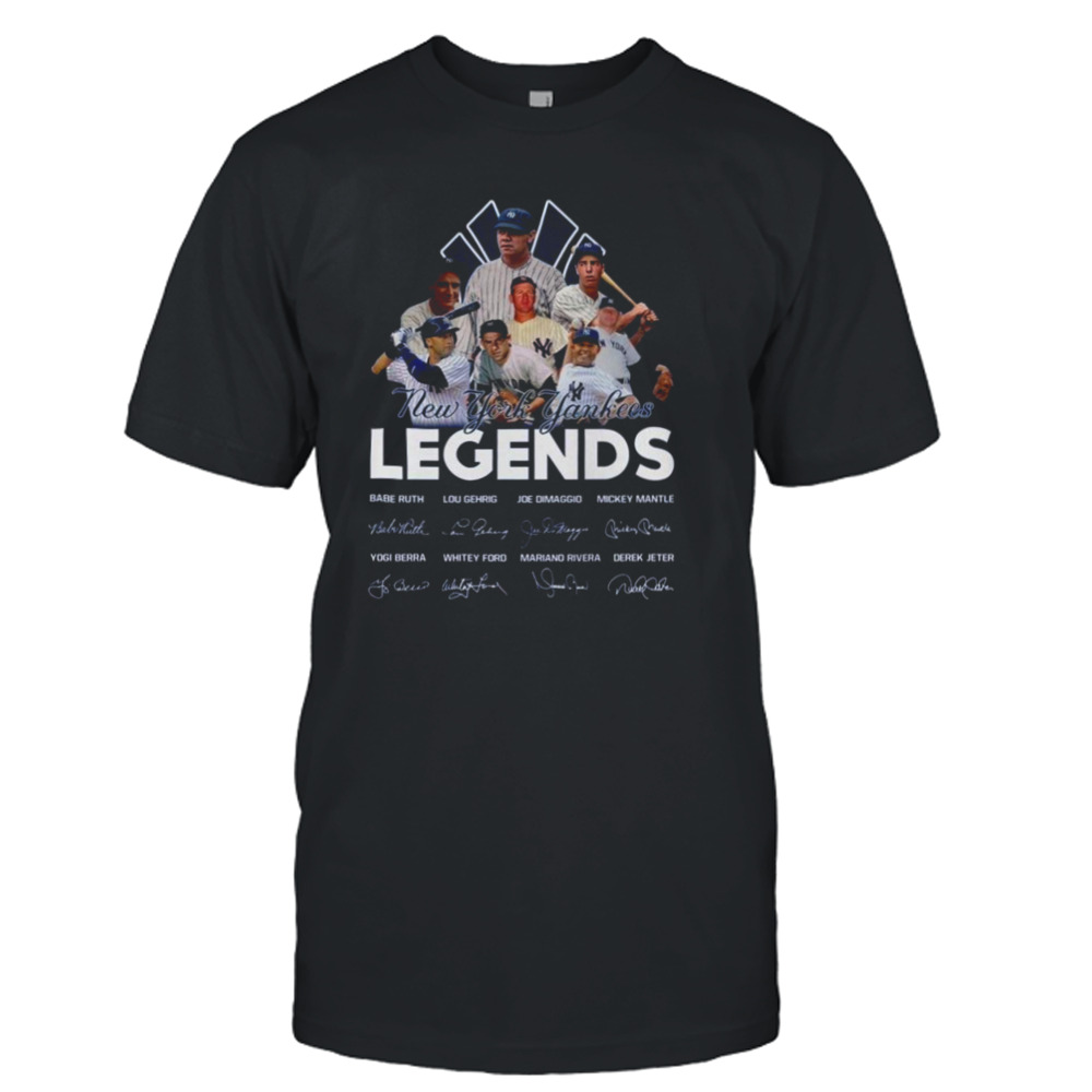 New York Yankees Legends 2023 Signatures Shirt