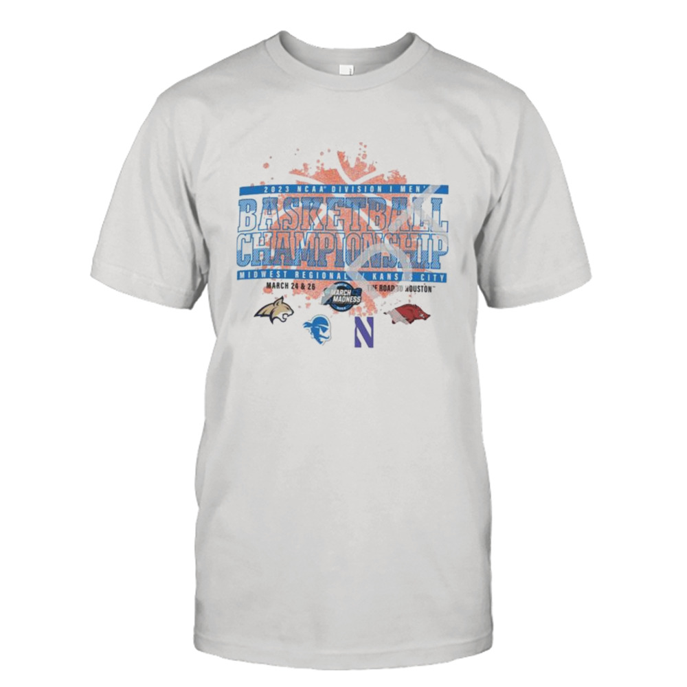 2023 NCAA Division I Men’s Basketball Regional Kansas City championship shirt