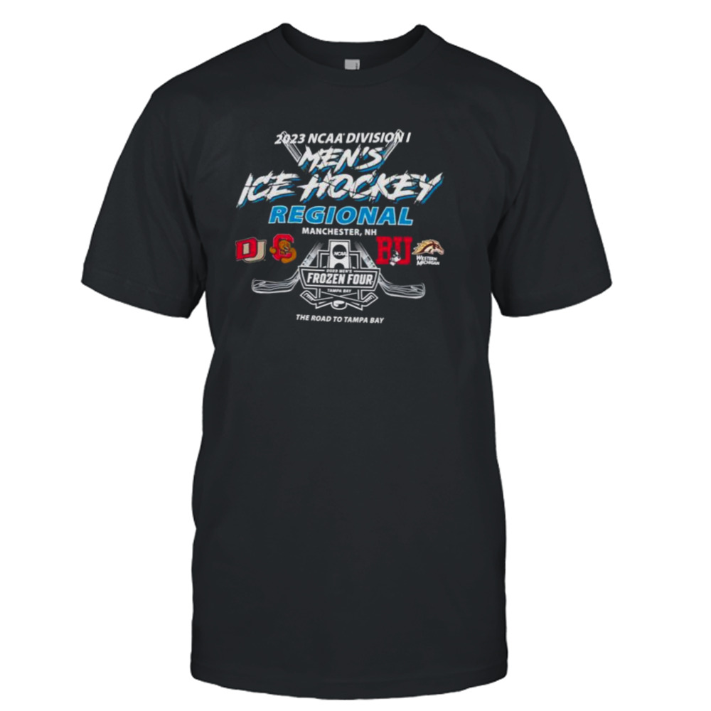 2023 NCAA Division Men’s Ice Hockey Regional Manchester Champions shirt