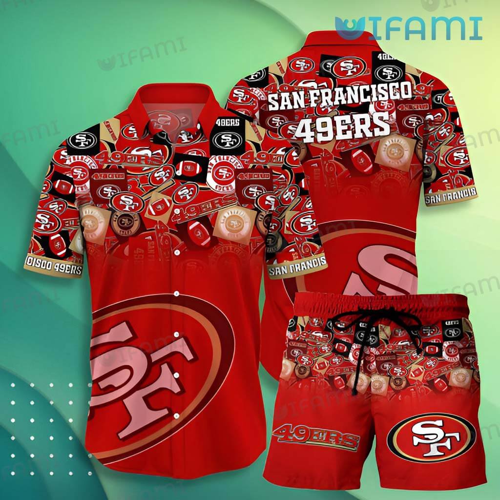 San Francisco 49ers All Over Print Hawaiian Shirt For Fans