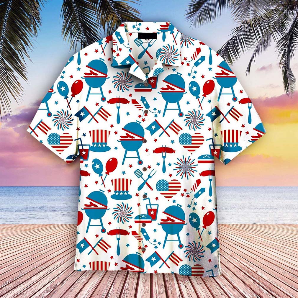 fourth of july hawaiian shirt