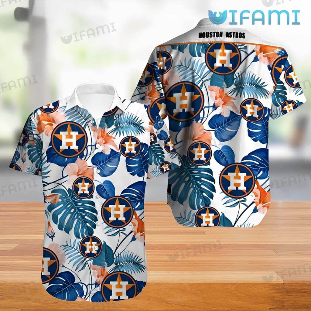 Houston Astros Palm Tree Hawaiian Shirt