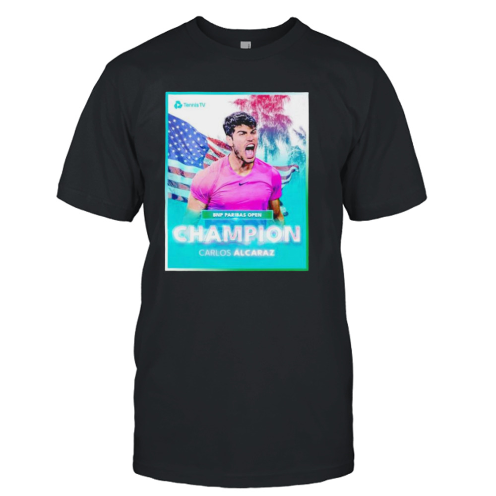 Bnp Paribas Open Champion Carlos Alcaraz shirt