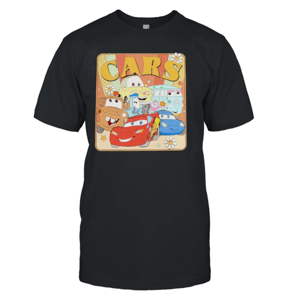 Disney cars lightning mcqueen and friends kids shirt