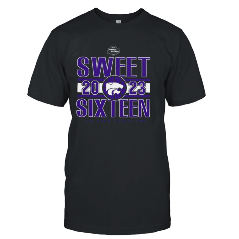 Kansas State Wildcats Sweet 2023 Sixteen The Road To Houston Shirt