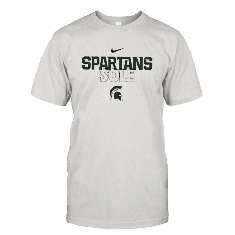 Michigan State Spartans Basketball 2023 Nike Spartan Sole Shirt