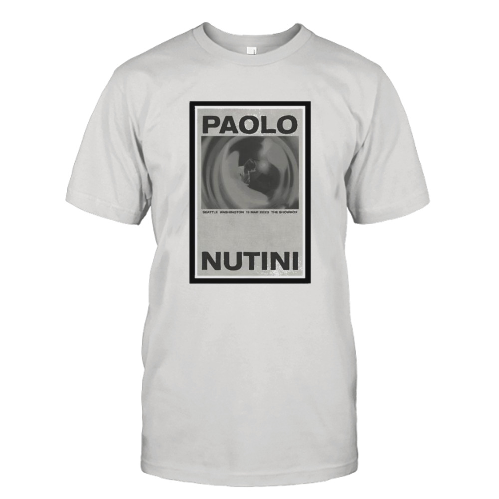 Paolo Nutini March 19 2023 Seattle Washington The Showbox Poster shirt