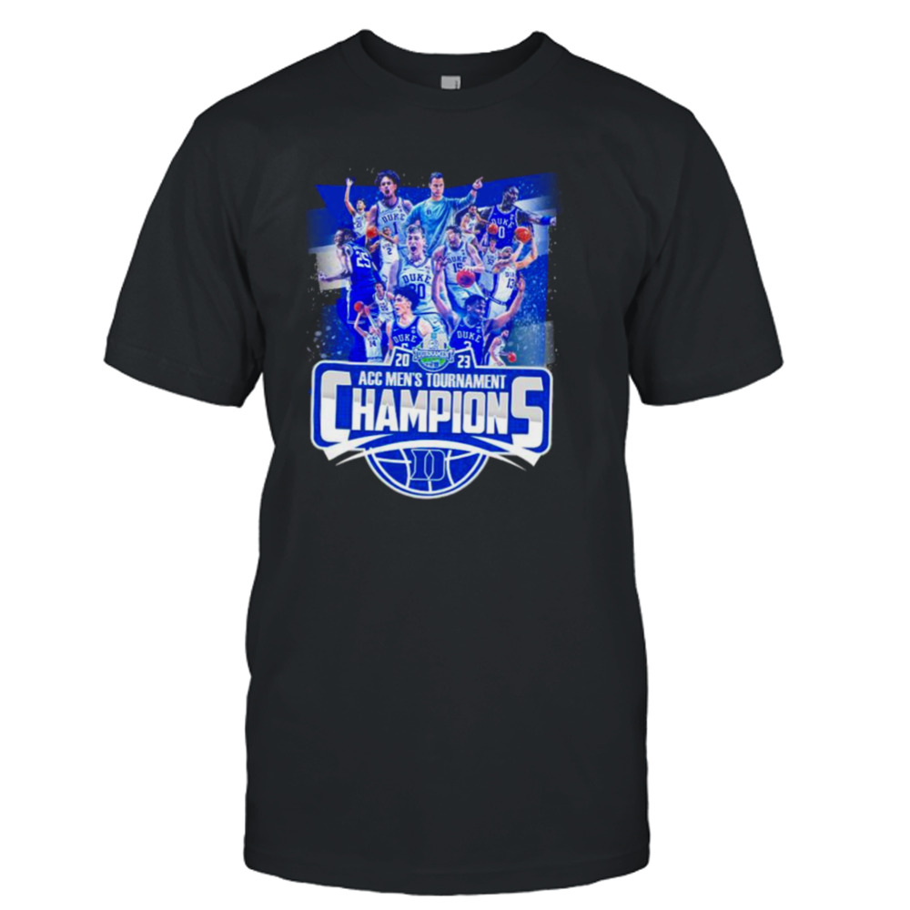 2023 ACC Men’s Tournament champions Duke Blue Devils men’s basketball team shirt