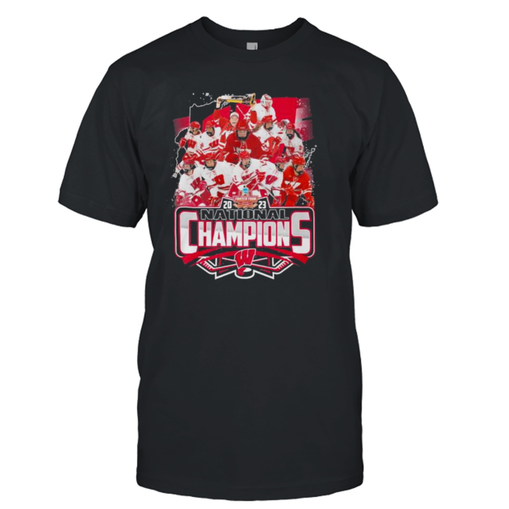 2023 NCAA Frozen Four National Champions Wisconsin Badgers Women’s Ice Hockey shirt