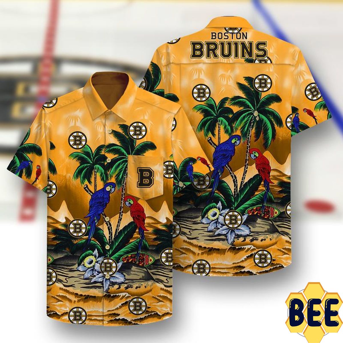 Boston Bruins NHL Hawaiian Shirt Mid-Year Derby Shirts - Trendy Aloha