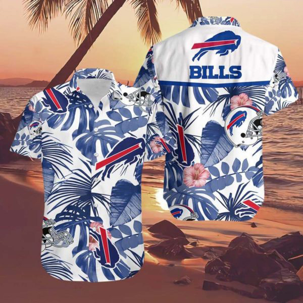 Buffalo Bills NFL Flower 3D All Over Print Hawaiian Shirt - Limotees