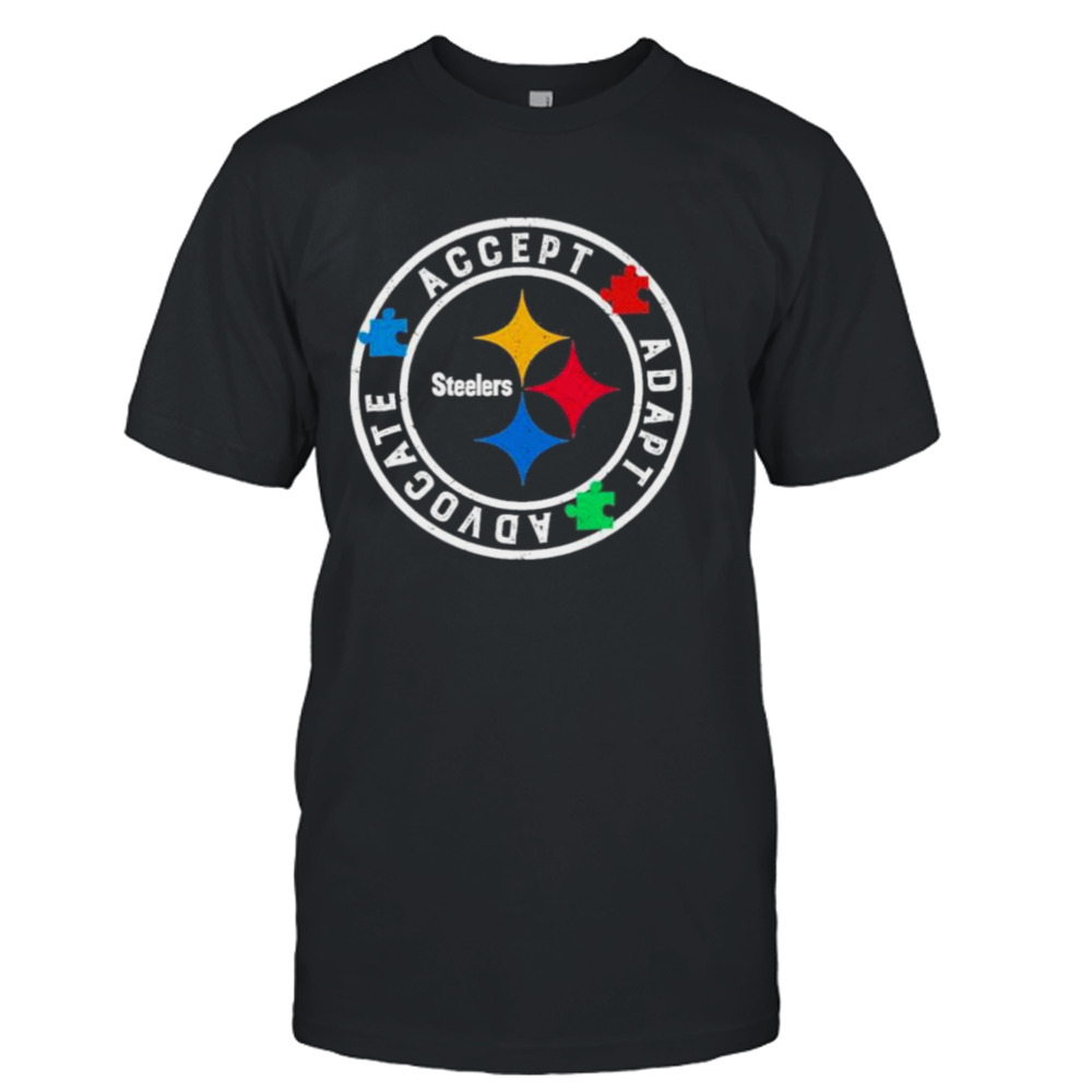 Pittsburgh Steelers Accept adapt advocate autism shirt