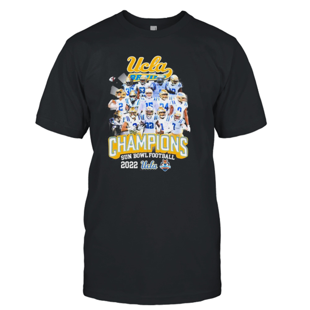 Ucla Bruins Team Sport Champions Sun Bowl Football 2023 Shirt