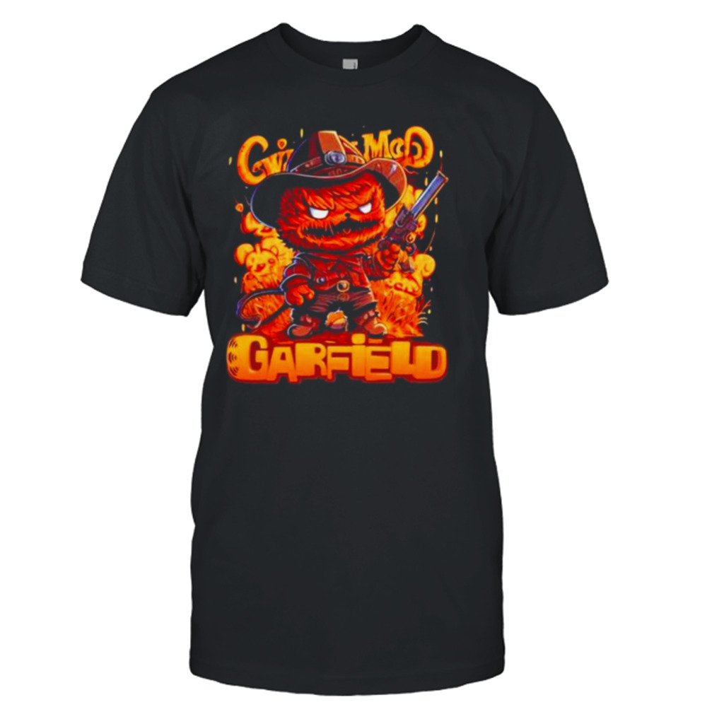 Vintage Garfield Cowboy Comfort Colors Shirt