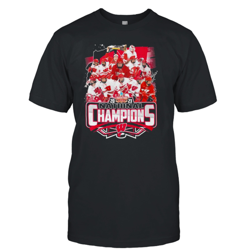 Wisconsin women’s Hockey team 2023 Frozen Four national champions shirt