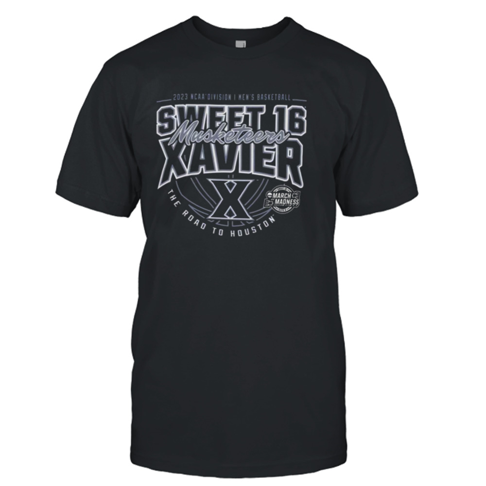 Xavier Musketeers Sweet 16 2023 NCAA Division I men’s Basketball Kansas City shirt