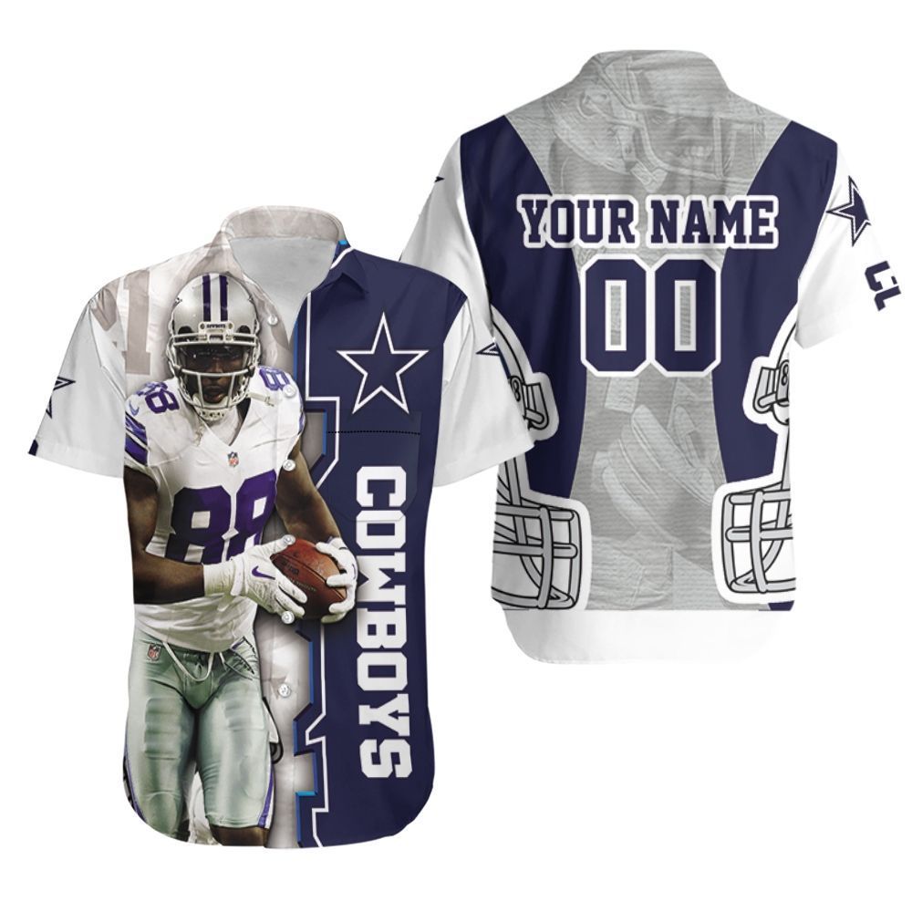 Ceedee Lamb 88 Dallas Cowboys NFC Custom Name Hawaiian Shirt Gift For Men  And Women Fans