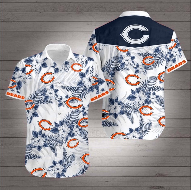 Chicago Bears Nfl Hawaiian Shirt For Fans-1