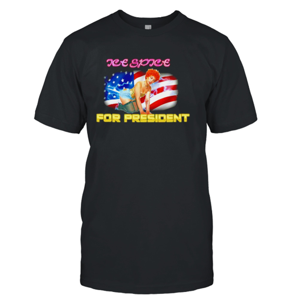 Ice Spice for president USA flag shirt