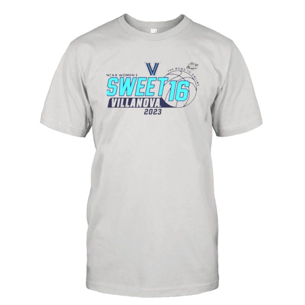 Illanova wildcats women’s basketball 2023 sweet 16 white T-shirt