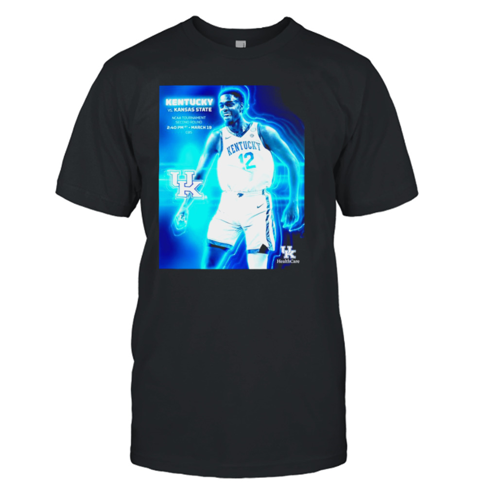 Kentucky vs Kansas State NCAA Tourament second round shirt