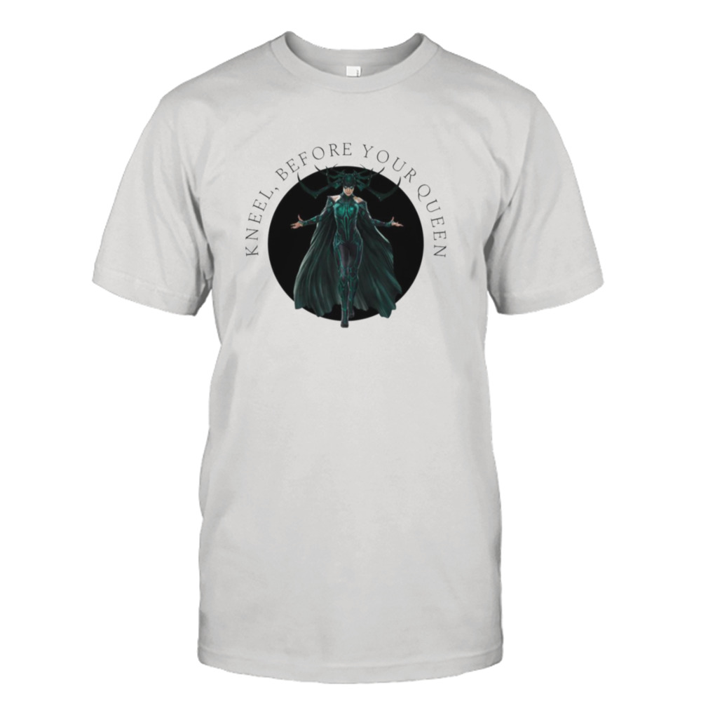 Kneel Before Your Queen Marvel Villain Hela shirt