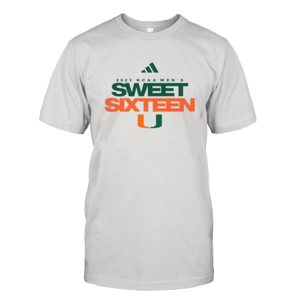 MiamI hurricanes 2023 ncaa sweet 16 T-shirt