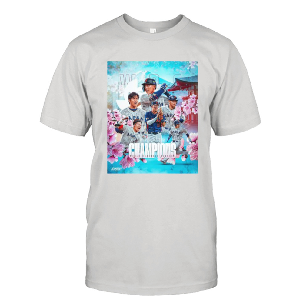 Team Japan 2023 World Baseball Classic Champions poster shirt