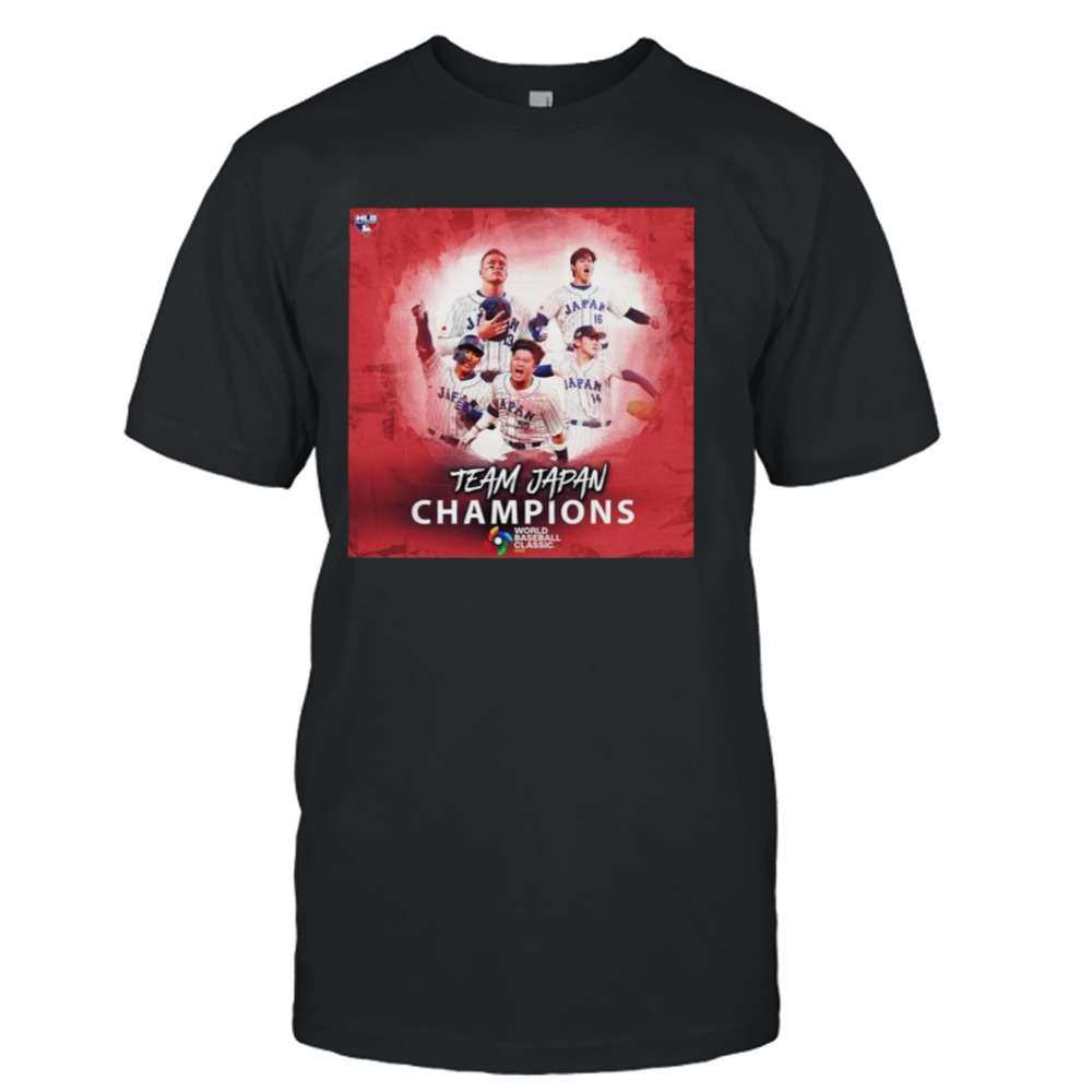 Team Japan Wins Their Third For The World Baseball Classic 2023 Shirt